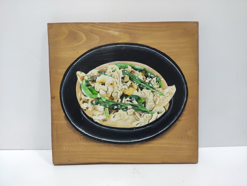 cartel pintura comida asia hosteleria mad 25-26x25-26 t6u